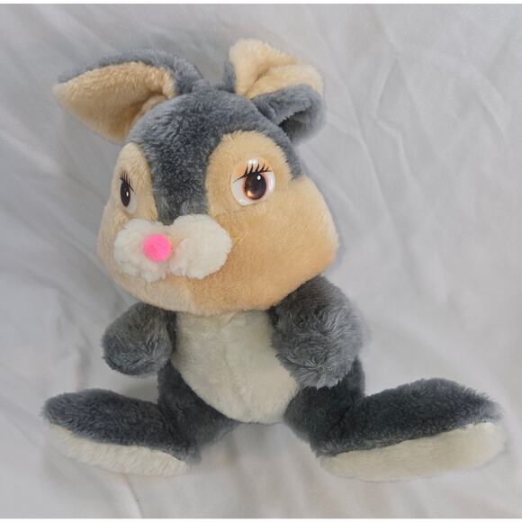 Walt Disney Knickerbocker Bambi Thumper Plush Stuffed Bunny Rabbit 9" 1985 - Picture 1 of 7